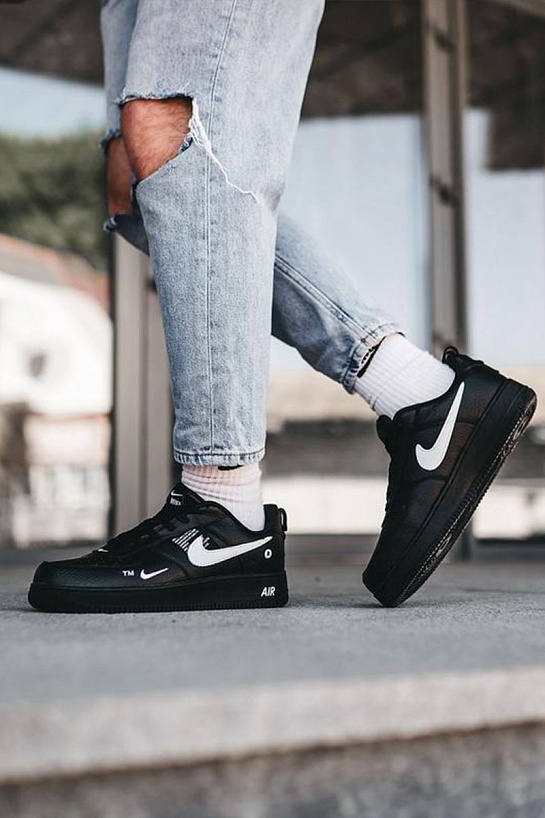 Кроссовки Nike Air Force 1 '07 LV8 Utility Low - Black