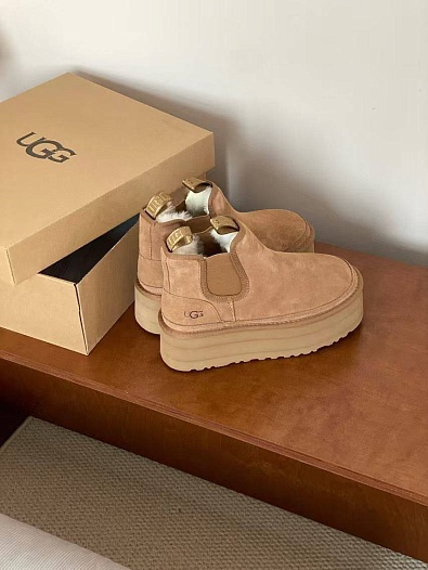 Женские ботинки UGG Neumel Platform - Brown   