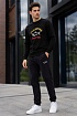Свитшот чёрного цвета Paul & Shark logo-print