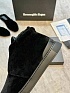 Кроссовки с мехом Ermenegildo Zegna Triple Stitch - Black