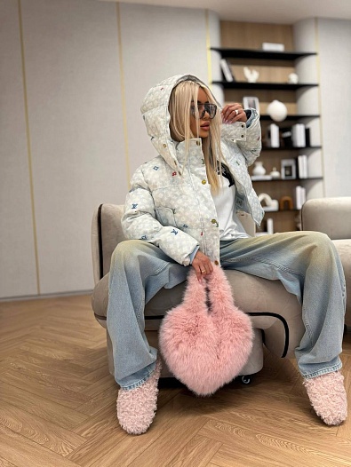 Женская утеплённая куртка Louis Vuitton premium   
