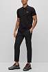 Мужское чёрное поло Hugo Boss Athleisure Paul