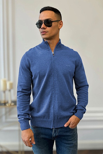 Мужская кофта Hugo Boss zip-up - Blue   