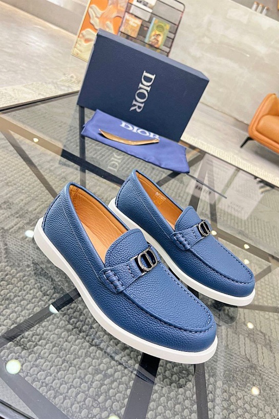 Мужские кожаные лоферы Dior