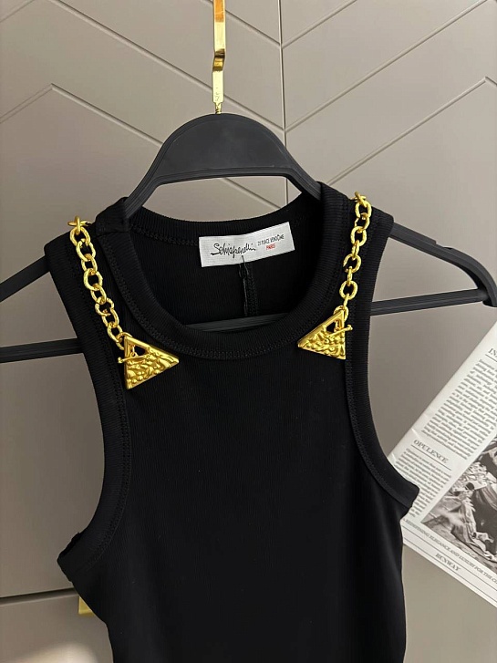 Женская майка Schiaparelli premium - Black