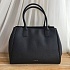 Кожаная сумка Tote 37x29 см - Black