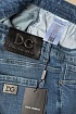 Мужские джинсы синего цвета Dolce & Gabbana logo-plaque