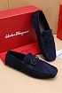 Мужские замшевые мокасины Salvatore Ferragamo