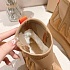 Женские ботинки с мехомм UGG Deeper - Chestnut
