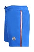 Мужские чёрные шорты Moncler logo-patch