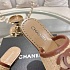 Женские кожаные шлёпанцы Chanel premium