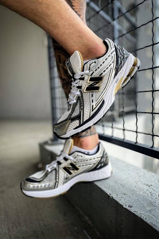 Кроссовки New Balance 1906R - White / Gold