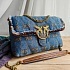Женская сумка Classic Love Puff Denim 28x17 см
