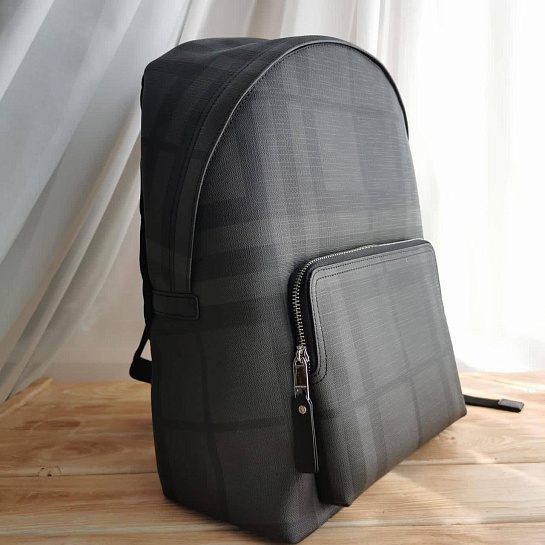 Кожаный рюкзак Burberry London Check 43x30 см