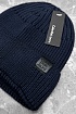 Шапка синего цвета Calvin Klein logo-patch