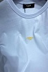 Белая оверсайз футболка Fendi Roma logo-print