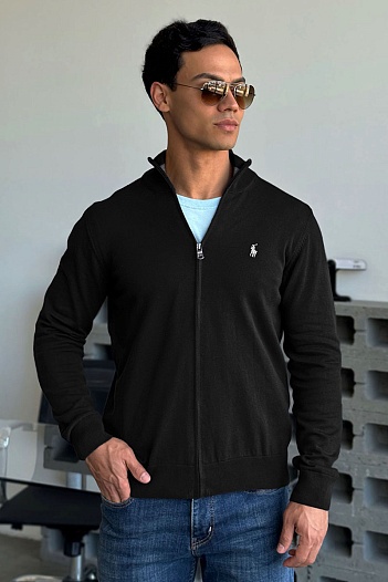 Мужская кофта Polo Ralph Lauren pony-embroidered - Black   