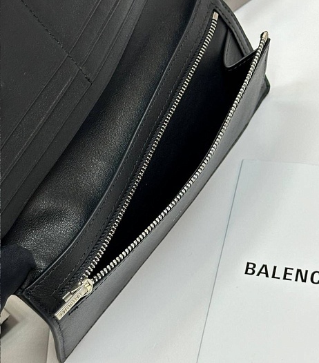 Кожаный кошелёк Balenciaga Premium - Green   