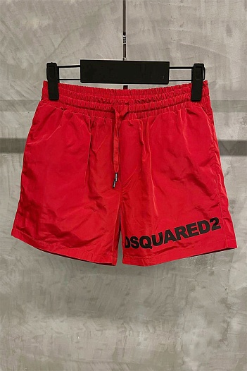 Мужские красные шорты Dsquared2   