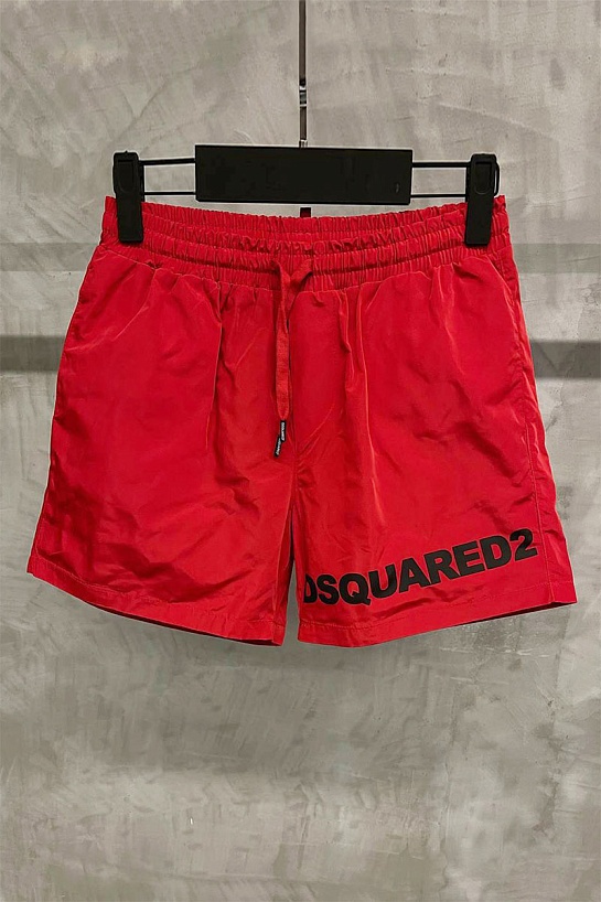 Мужские красные шорты Dsquared2