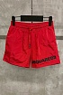Мужские красные шорты Dsquared2
