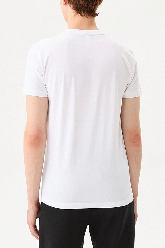 Мужская белая футболка Lacoste