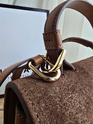 Замшевая сумка Furla Eclisse S 21x17 см   