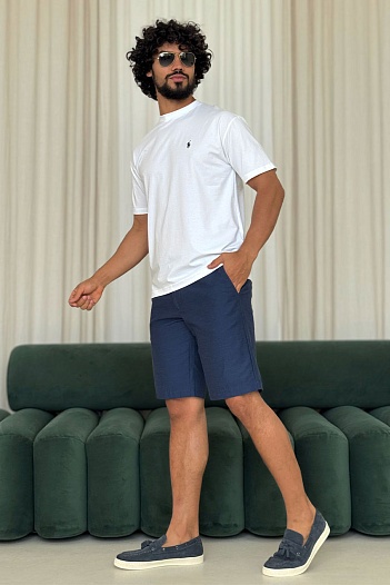Мужская белая футболка Polo Ralph Lauren   