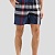 Мужские синие шорты Burberry check