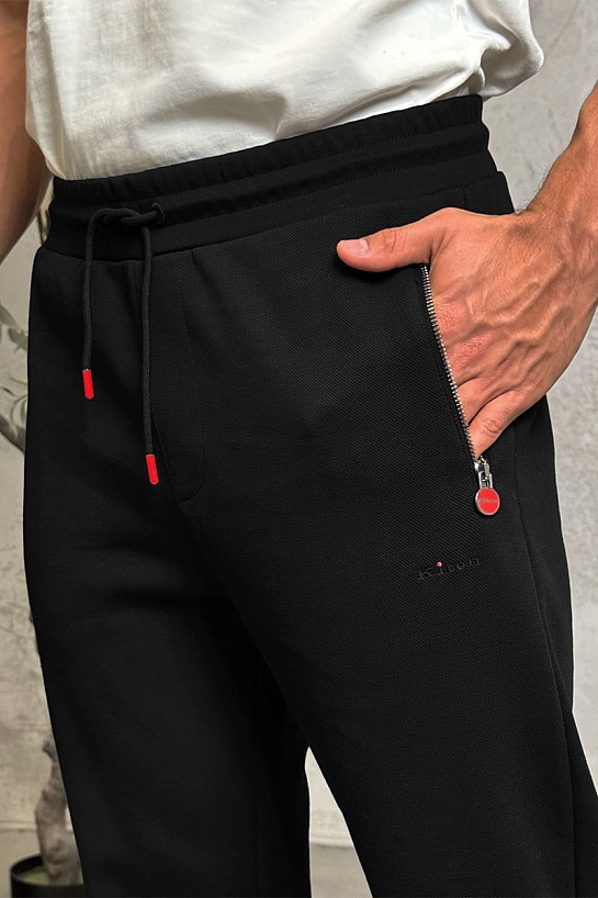 Спортивные штаны Kiton чёрного цвета