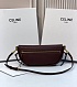 Кожаная сумка Celine Little Halfmoon Soft Triomphe premium 25x13x5 см