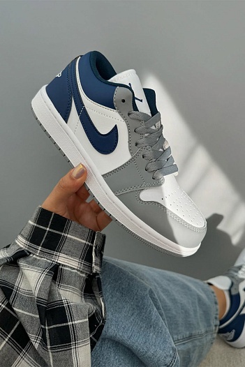 Кроссовки Nike Air Jordan 1 Low "Stealth French Blue"   