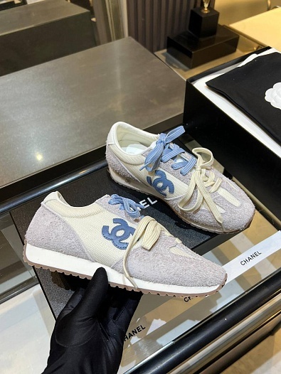 Женские кроссовки Chanel Premium   