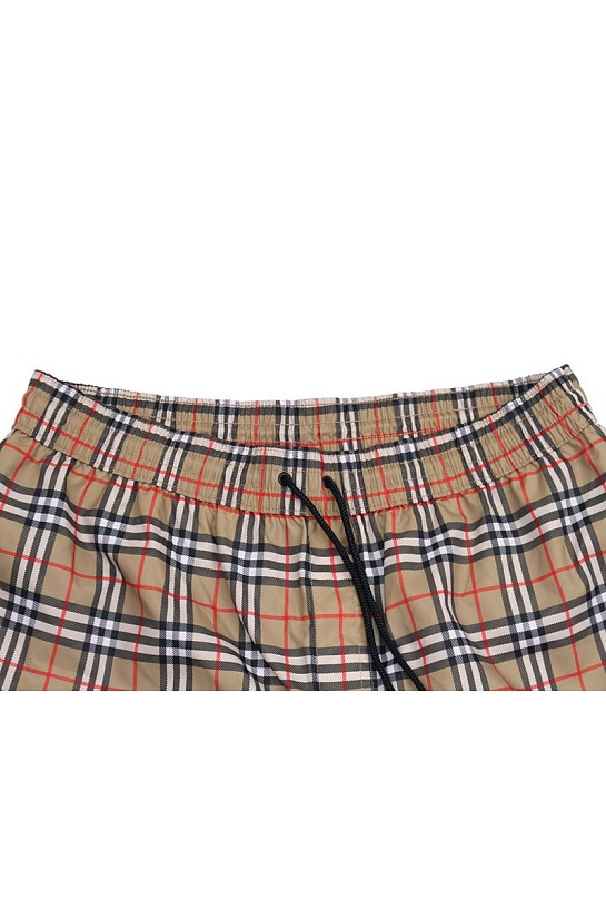 Мужские бежевые шорты Burberry Vintage Check