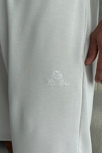 Мужские серые шорты Loro Piana   