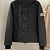 Чёрный пуховик Burberry London England logo-patch