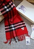 Шарф Burberry two-tone Check premium 168x30 см - Red