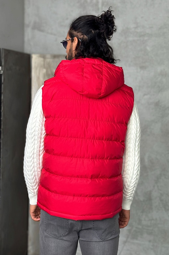 Мужской красный жилет Tommy Hilfiger