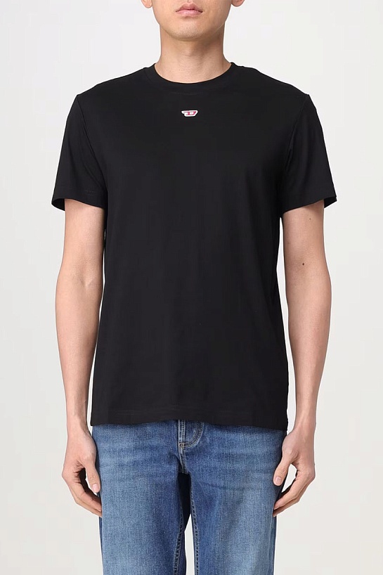 Мужская чёрная футболка Diesel T-Diegor-D