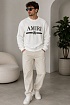 Белый свитшот Amiri MA bar crew-sweat