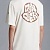 Футболка белого цвета Moncler graphic-print