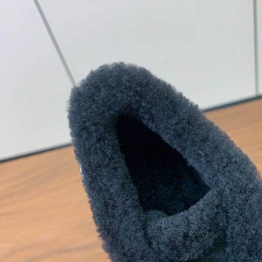 Женские кроссовки с мехом Brunello Cucinelli premium - Black   