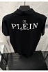 Мужское чёрное поло Philipp Plein