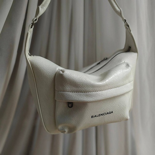 Женская сумка Balenciaga Raver 30x19 см - White   