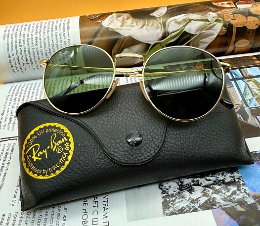 Солнцезащитные очки Ray-Ban New Round - Green   