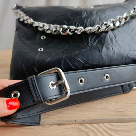 Женская кожаная сумка Balenciaga 37x25 см   