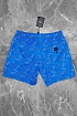 Мужские синие шорты Paul & Shark shark-print