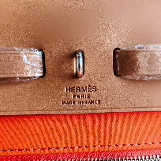 Женская сумка Hermes HerBag 30x25 см - Orange   