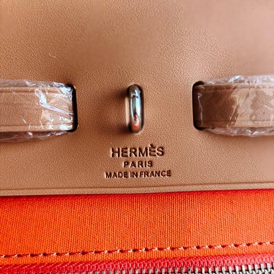 Женская сумка Hermes HerBag 30x25 см - Orange
