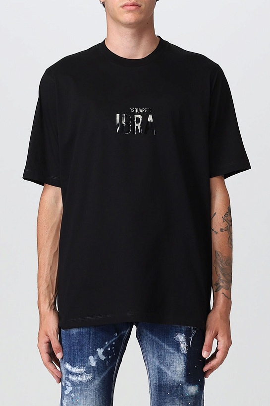 Футболка чёрного цвета Dsquared2 IBRA